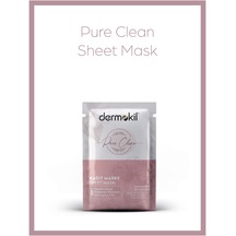Dermokil Pure Clean 3 In 1 Kağıt Yüz Maskesi 23 ML