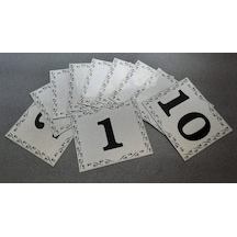 Kapı Numarası 10x12 Cm Kendinden Yapışkanlı No:1 Den 10’A