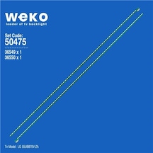 Wkset-5475 36549x1 36550x1 55 V15 Cv Ud Rev 0.4 2 Adet Led Bar 72led Tvnizi Açıp İçindeki Led Barla Birebir Aynısı Olduğunu Görmeden Almayınız. Sonrasında İade Almamaktayız. Beyaz