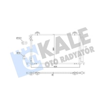 Kale Klıma Radyatoru Toyota Avensıs 03-08 646x384x16 Klr-350705