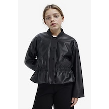 Defacto Kız Çocuk Kolej Yaka Bomber Mont F8744a826spbk27 Siyah-bk27