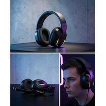 Kablosuz Oyuncu Kulaklık Rgb Aydınlatmalı Uczzzpgb500bluetoothoyuncukulaklığı-4