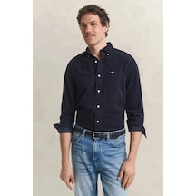 Gant Erkek Lacivert Regular Fit Düğmeli Gömlek-24674