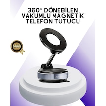 Mey İthalat Manyetik Araç Telefon Tutucu 360 Derece Dönebilen Vakumlu Stand