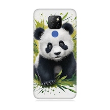 General Mobile Discovery Gm20 Uyumlu Sevimli Panda Desenli Silikon Kılıf