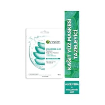 Garnier Hyaluronik Aloe Temizleyici Kağıt Yüz Maskesi