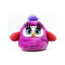Tiny Furies Fluffy Birds - Koyu Pembe