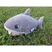 Peluş Köpek Balığı Oyuncak 20 Cm Gri