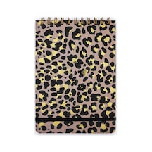 A5 Spiralli Leopard - Classic Gold Çok Renkli