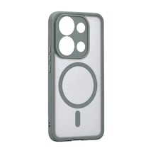 Xiaomi Redmi Note 13 Pro 4g Loji Magsafe Kapak - Gri Evimdeyokyok