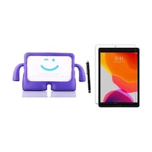 Apple Ipad Mini 5 Kılıf 2019 A2133 - A2124 - A2125 - A2126 Karakter Ibuy Silikon Kılıf+ekran Koruyuc Arka Kapak
