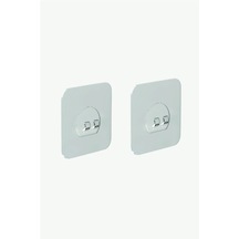 Karteya Yedek 2 Adet Süper Güçlü Yapışkanlı Sticker Şeffaf