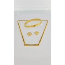 Sones Çelik Takı Setleri Sns50026872 Gümüş - Rose Gold