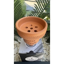 Taş Bowls Nargile Lülesi Erkek Toprak Lüle / 6 Delikli