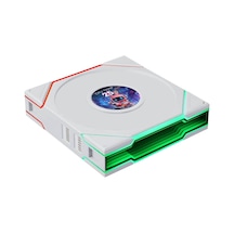 Unı Fan Tl Lcd Flex Kablosuz, Argb Ve Lcd Ekranlı - Reverse Blade Ters Kanatlı 120 Mm, Beyaz, Kumandalı 3'lü Paket