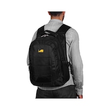 Unisex Çok Gözlü Ortopedik Sırt Destekli Günlük Sırt Çantası , Okul Sırt Çantası Siyah