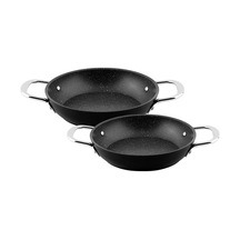 3 Adet Hisar Nova Pro Granit Metal Kulp 2 Parça Sahan Seti Çok Renkli
