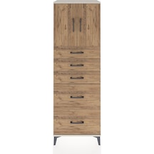 Hyperion Dolap Tek Raflı 5 Çekmeceli 2 Kapaklı 60x44x182 Ayta... Aytaşı Hyperion Dolap Tek Raflı 5 Çekmeceli 2 Kapaklı 60x44x182 Ayta... Aytaşı
