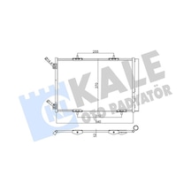 Kale 385400 Klima Radyatörü Kondanser - D S3 2015- 1.6 Thp 96508940 - 6455hf - 6455ek - 6455hg - 3637002 - 9683562980