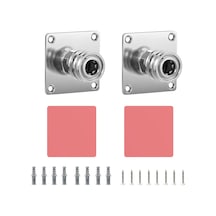 Maiyame Stainless Steel Pressure Washer Foam Cannon Holder 2 Pack - 1/4" Quick Connect, Easy Installation, Organized Storage