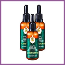 Bezos Süper Parlak Uzun Sağlam Saçlar Ve Sakallar Serumu 3adetx30 Ml Ölçeğinde Natural Rengaren