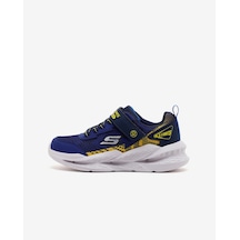 Skechers Meteor-lıghts 2.0 Büyük Erkek Çocuk Lacivert/sarı Işıklı Spor Ayakkabı 401490l Nvyl