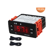 Etc 974 Dijital Termostat Çift Prop