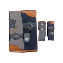 Asçelik 3 Lü Diyabetik Erkek Çorap Asörti Renk Çok Renkli