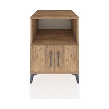 Kronos Komodin 2 Raflı 2 Kapaklı 60x59x80 Çam-çam Çam