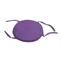 Xuweiwei Mor Yuvarlak Döşemeli Tabure Minderi, Kalın Kumaş, İç Ve Dış Mekan Kullanımı Mor 14.96inç