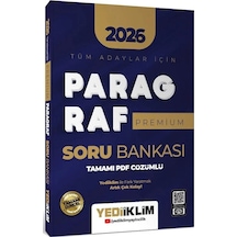 Yediiklim 2026 Tüm Adaylar İçin Paragraf Premium Serisi Çözümlü S