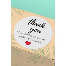 Kalpli Thank You Kargo Paketleme Sticker 3x3cm St2121 Çok Renkli