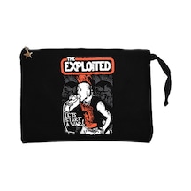 The Exploited on Stage Siyah Clutch Astarlı Cüzdan / El Çantası Siyah The Exploited on Stage Siyah Clutch Astarlı Cüzdan / El Çantası Siyah