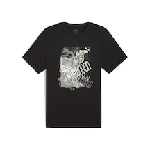 Puma Erkek Spor Tişört Graphics Photoprint Tee 68321301-Siyah