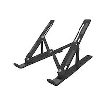 7 Kademeli Ayarlı  Katlanabilir Laptop Tablet Standı Siyah
