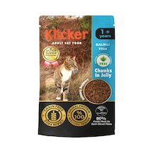 Klicker Pauch Balıklı Kedi Konservesi 85 Gr