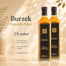 Burzek - Kurkumin Ve Bentonit Kili İçeren Takviye Edici Gıda 1000 Ml 2li Paket