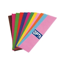 Gıpta Krapon Kağıdı 50 Cm X 200 Cm 10 Lu Karışık