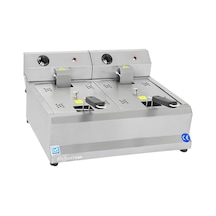 Himaksan Endüstriyel 5000 Watt Çiftli 5+5 Lt Elektrikli Fritöz Hmk-fe5+5
