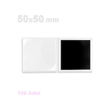 Kare Magnet 50x50mm Uv Baskıya Uygun Vguvbkms 100 Adet Montajlı