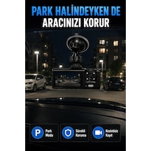 Znv Zenvia Mey İthalat 1080p Full Hd Araç İçi Kamera Wifi Bağlantılı Çift Kameralı Geniş Açılı Araç Kay