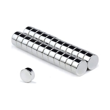Dünya Magnet 25 Adet Yuvarlak Güçlü Neodyum Mıknatıs 5x3 Mm Çap: 5 Mm X Kalınlık: 3 Mm