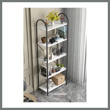 Bezos Metal Kitaplık Beyaz 180 Cm Mmbz