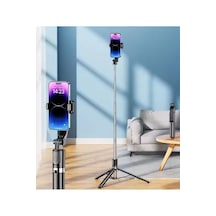170 Cm Uzayabilen Ayaklı Selfie Çubuğu Tripod Özellikli