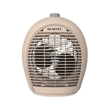 Kumtel LX-6331 2000 W Elektrikli Fanlı Isıtıcı Krem