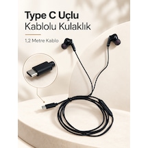 Mikrofonlu Ve Kumandalı Kulak İçi Kulaklık Type C Girişli 1