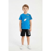 Dinozor Baskı Erkek Çocuk Takım-90563 Saks
