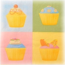 4'lü Cup Cake Peçete