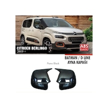 Citroen Berlingo Yarasa Batman Ayna Kapağı Plastik 2019+ Parlak S