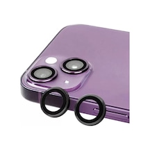 Newface Apple İphone 15 Raze Metal Kamera Lens - Siyah